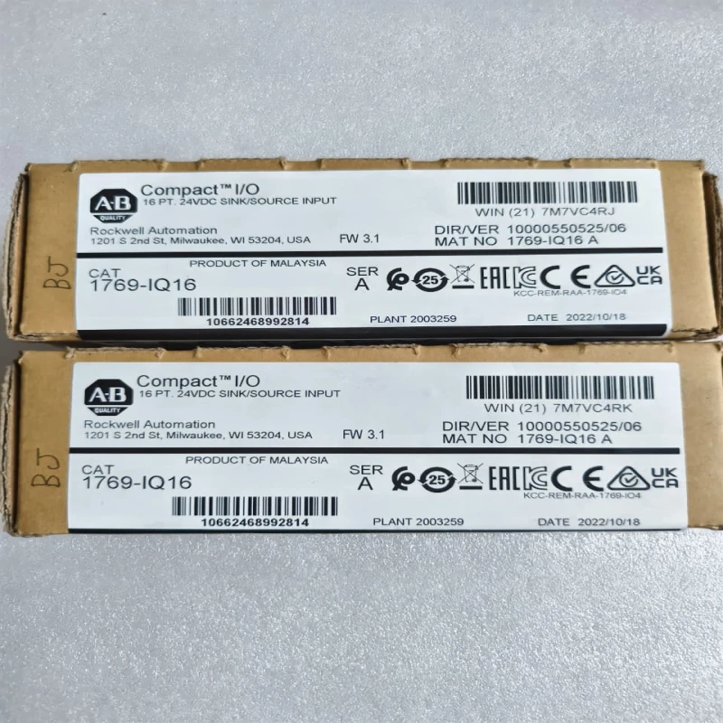 Allen‑Bradley 1769‑IQ16 16-Point 24VDC Sink/Source Digital Input Module for CompactLogix PLC thumbnail 3